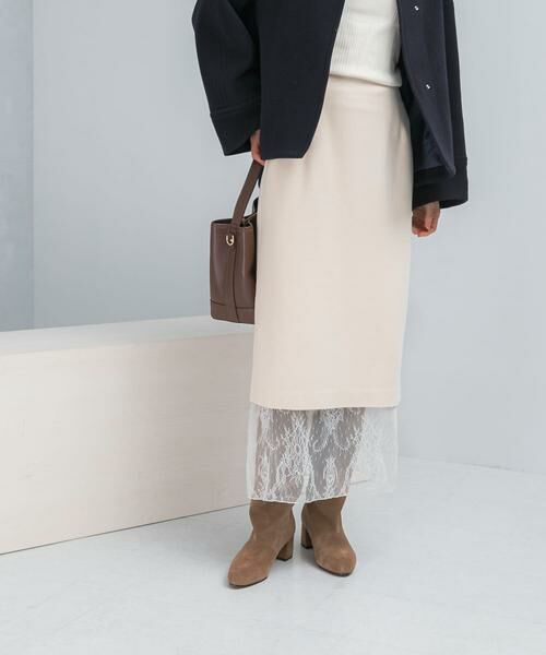 URBAN RESEARCH ROSSO / アーバンリサーチ ロッソ スカート | レースレイヤードミディスカート | 詳細3