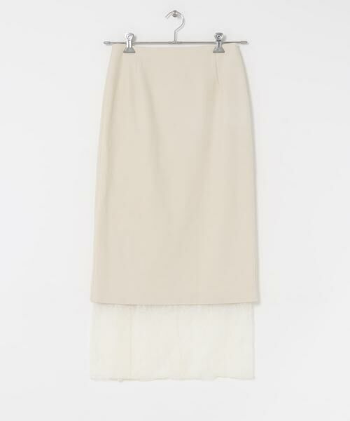 URBAN RESEARCH ROSSO / アーバンリサーチ ロッソ スカート | レースレイヤードミディスカート | 詳細5
