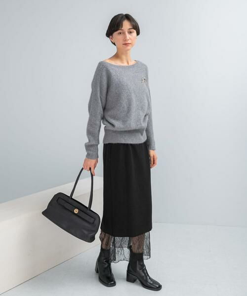 URBAN RESEARCH ROSSO / アーバンリサーチ ロッソ スカート | レースレイヤードミディスカート | 詳細10