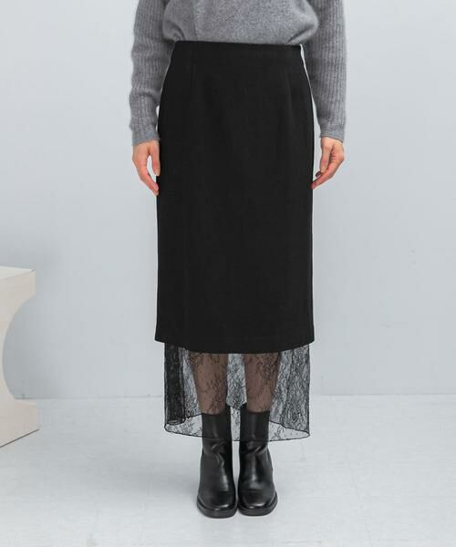 URBAN RESEARCH ROSSO / アーバンリサーチ ロッソ スカート | レースレイヤードミディスカート | 詳細11