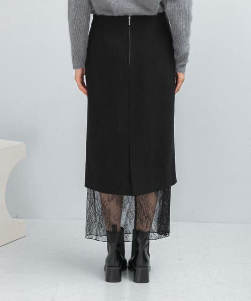 URBAN RESEARCH ROSSO / アーバンリサーチ ロッソ スカート | レースレイヤードミディスカート | 詳細13