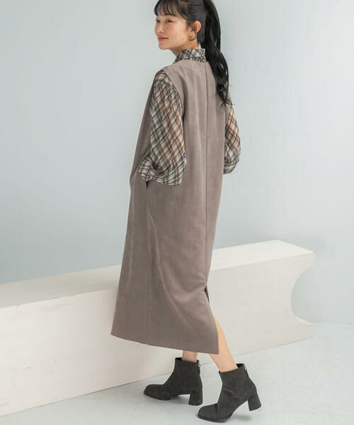 URBAN RESEARCH ROSSO / アーバンリサーチ ロッソ ワンピース | フロントファスナーレイヤードワンピース | 詳細1