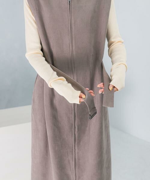 URBAN RESEARCH ROSSO / アーバンリサーチ ロッソ ワンピース | フロントファスナーレイヤードワンピース | 詳細11