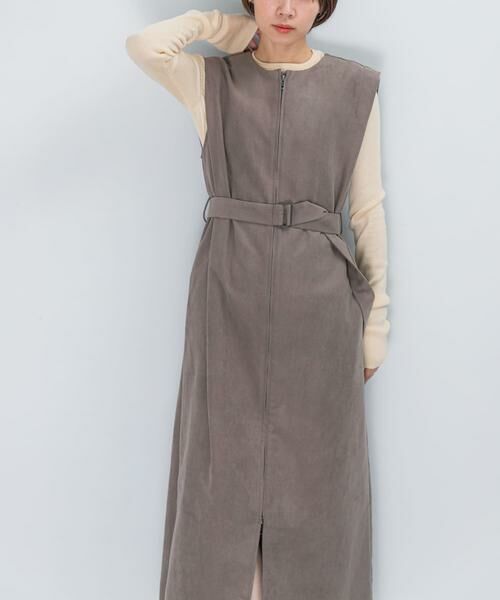 URBAN RESEARCH ROSSO / アーバンリサーチ ロッソ ワンピース | フロントファスナーレイヤードワンピース | 詳細4