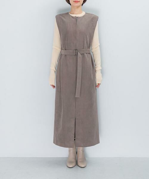 URBAN RESEARCH ROSSO / アーバンリサーチ ロッソ ワンピース | フロントファスナーレイヤードワンピース | 詳細8