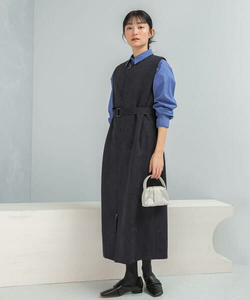 URBAN RESEARCH ROSSO / アーバンリサーチ ロッソ ワンピース | フロントファスナーレイヤードワンピース | 詳細15