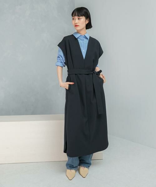 URBAN RESEARCH ROSSO / アーバンリサーチ ロッソ ワンピース | ウエストマークジャンパースカート | 詳細1