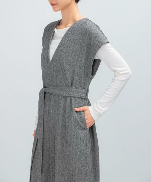 URBAN RESEARCH ROSSO / アーバンリサーチ ロッソ ワンピース | ウエストマークジャンパースカート | 詳細21