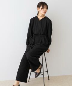 URBAN RESEARCH ROSSO / アーバンリサーチ ロッソ サロペット・オールインワン | 『UR TECH SMOOTHLUXE』F by ROSSO　ハーフZIPジャンプスーツ