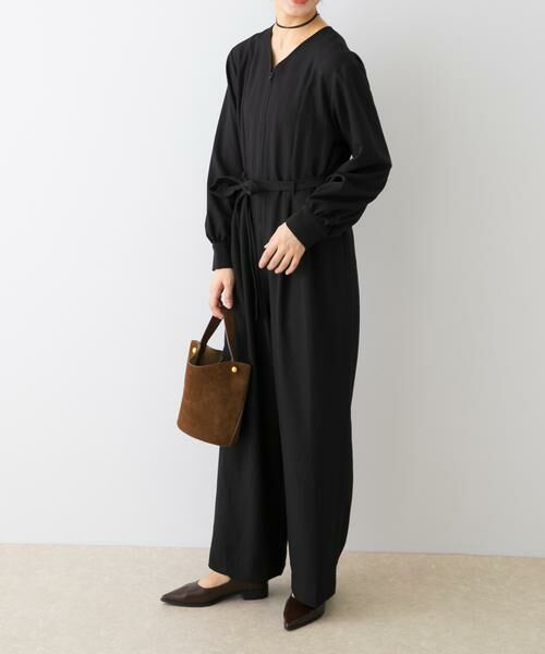 URBAN RESEARCH ROSSO / アーバンリサーチ ロッソ サロペット・オールインワン | 『UR TECH SMOOTHLUXE』F by ROSSO　ハーフZIPジャンプスーツ | 詳細1