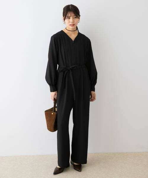 URBAN RESEARCH ROSSO / アーバンリサーチ ロッソ サロペット・オールインワン | 『UR TECH SMOOTHLUXE』F by ROSSO　ハーフZIPジャンプスーツ | 詳細3