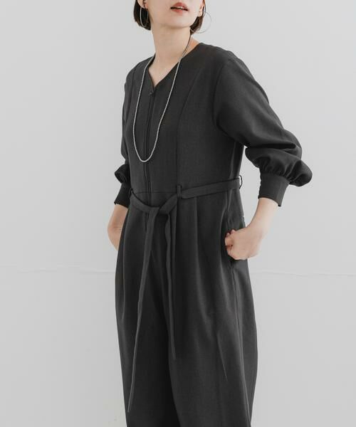 URBAN RESEARCH ROSSO / アーバンリサーチ ロッソ サロペット・オールインワン | 『UR TECH SMOOTHLUXE』F by ROSSO　ハーフZIPジャンプスーツ | 詳細16