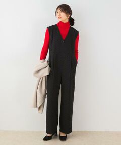 URBAN RESEARCH ROSSO / アーバンリサーチ ロッソ サロペット・オールインワン | F by ROSSO　フロッキードットオールインワン