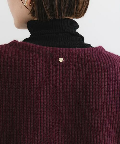 URBAN RESEARCH ROSSO / アーバンリサーチ ロッソ ワンピース | F by ROSSO　ハミルトン片畦ハーフZIPミニワンピース | 詳細11