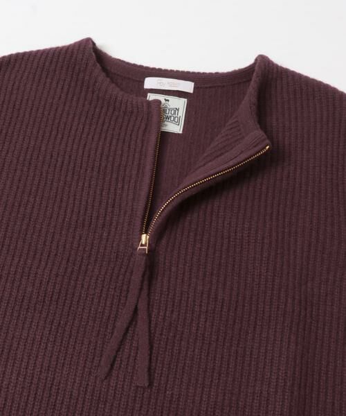 URBAN RESEARCH ROSSO / アーバンリサーチ ロッソ ワンピース | F by ROSSO　ハミルトン片畦ハーフZIPミニワンピース | 詳細13