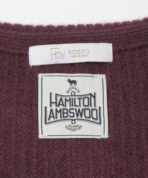 URBAN RESEARCH ROSSO / アーバンリサーチ ロッソ ワンピース | F by ROSSO　ハミルトン片畦ハーフZIPミニワンピース | 詳細17