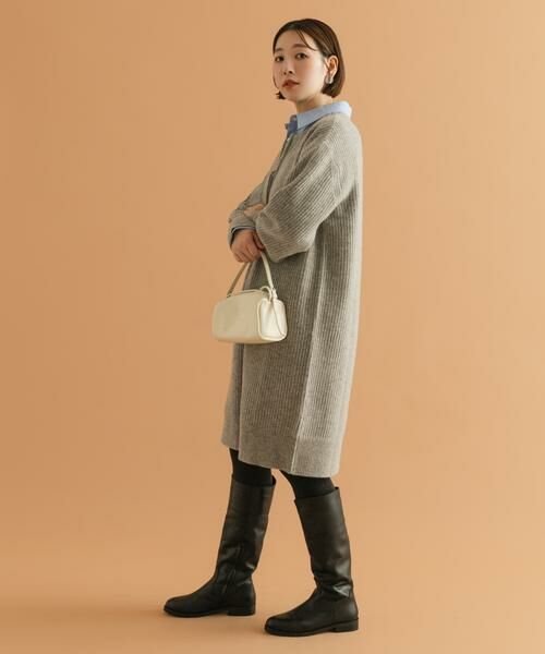 URBAN RESEARCH ROSSO / アーバンリサーチ ロッソ ワンピース | F by ROSSO　ハミルトン片畦ハーフZIPミニワンピース | 詳細24