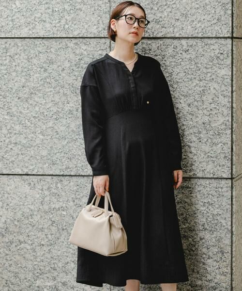 URBAN RESEARCH ROSSO / アーバンリサーチ ロッソ ワンピース | 『UR TECH SMOOTHLUXE』F by ROSSO　キーネックワンピース | 詳細2