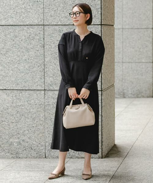 URBAN RESEARCH ROSSO / アーバンリサーチ ロッソ ワンピース | 『UR TECH SMOOTHLUXE』F by ROSSO　キーネックワンピース | 詳細4