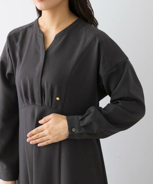 URBAN RESEARCH ROSSO / アーバンリサーチ ロッソ ワンピース | 『UR TECH SMOOTHLUXE』F by ROSSO　キーネックワンピース | 詳細17