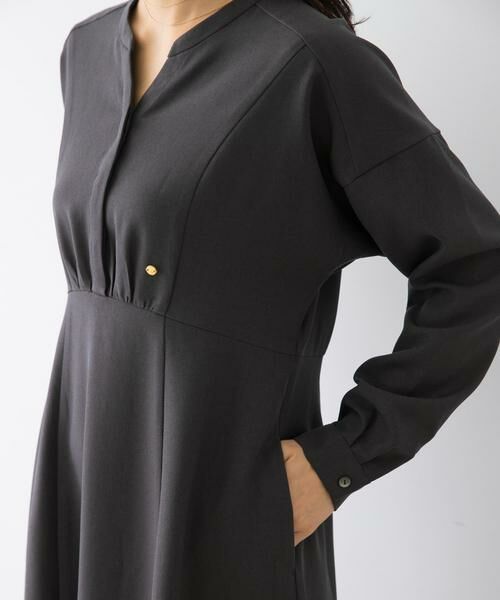 URBAN RESEARCH ROSSO / アーバンリサーチ ロッソ ワンピース | 『UR TECH SMOOTHLUXE』F by ROSSO　キーネックワンピース | 詳細18