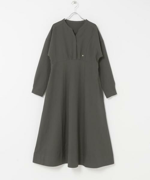 URBAN RESEARCH ROSSO/アーバンリサーチ ロッソ 『UR TECH SMOOTHLUXE』F by ROSSO キーネックワンピース チャコールグレー 38 URBAN RESEARCH ROSSO/アーバンリサーチ ロッソ 『UR TECH SMOOTHLUXE』F by ROSSO キーネックワンピース チャコールグレー 38