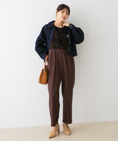 URBAN RESEARCH ROSSO / アーバンリサーチ ロッソ サロペット・オールインワン | F by ROSSO　モールレース切替オールインワン