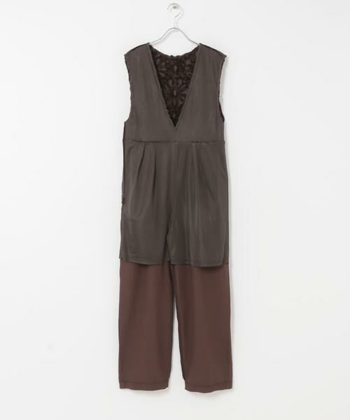 URBAN RESEARCH ROSSO / アーバンリサーチ ロッソ サロペット・オールインワン | F by ROSSO　モールレース切替オールインワン | 詳細11