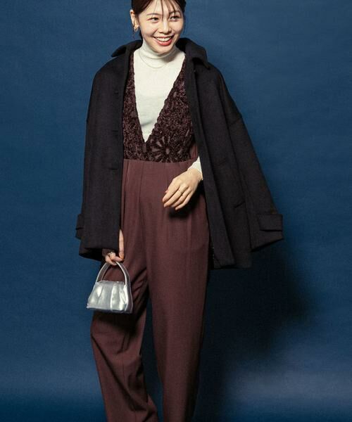 URBAN RESEARCH ROSSO / アーバンリサーチ ロッソ サロペット・オールインワン | F by ROSSO　モールレース切替オールインワン | 詳細2