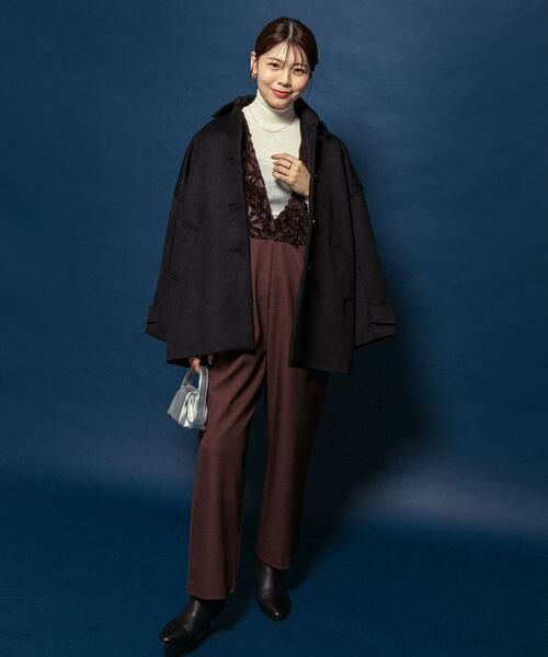 URBAN RESEARCH ROSSO / アーバンリサーチ ロッソ サロペット・オールインワン | F by ROSSO　モールレース切替オールインワン | 詳細3