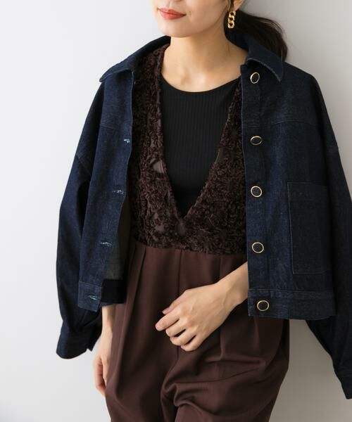 URBAN RESEARCH ROSSO / アーバンリサーチ ロッソ サロペット・オールインワン | F by ROSSO　モールレース切替オールインワン | 詳細6