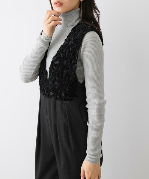 URBAN RESEARCH ROSSO / アーバンリサーチ ロッソ サロペット・オールインワン | F by ROSSO　モールレース切替オールインワン | 詳細15