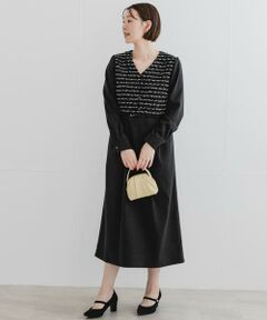 URBAN RESEARCH ROSSO / アーバンリサーチ ロッソ ワンピース | F by ROSSO　ツイードドッキングワンピース