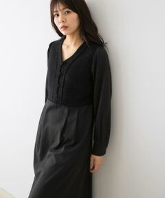 URBAN RESEARCH ROSSO / アーバンリサーチ ロッソ ワンピース | F by ROSSO　ツイードドッキングワンピース