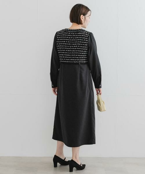 URBAN RESEARCH ROSSO / アーバンリサーチ ロッソ ワンピース | F by ROSSO　ツイードドッキングワンピース | 詳細5