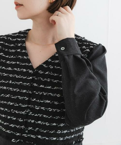 URBAN RESEARCH ROSSO / アーバンリサーチ ロッソ ワンピース | F by ROSSO　ツイードドッキングワンピース | 詳細9