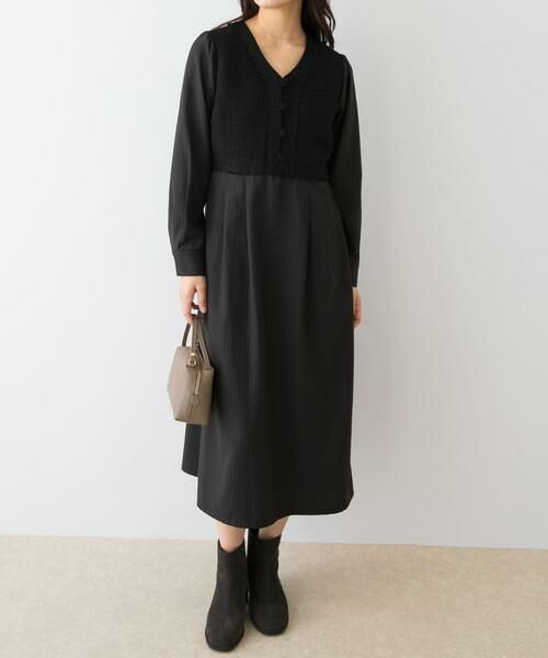 URBAN RESEARCH ROSSO / アーバンリサーチ ロッソ ワンピース | F by ROSSO　ツイードドッキングワンピース | 詳細17