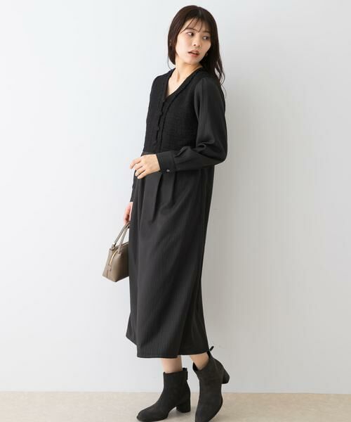 URBAN RESEARCH ROSSO / アーバンリサーチ ロッソ ワンピース | F by ROSSO　ツイードドッキングワンピース | 詳細18