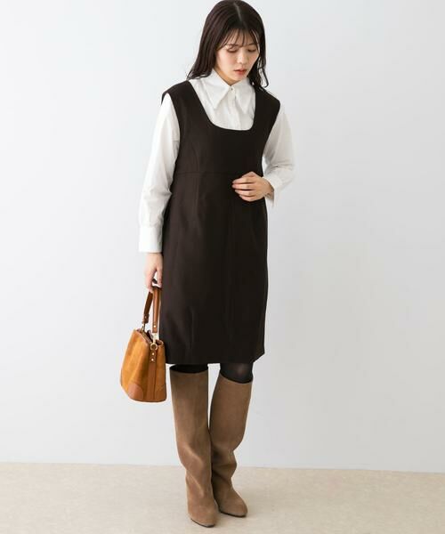 URBAN RESEARCH ROSSO / アーバンリサーチ ロッソ ワンピース | F by ROSSO　ピケ2WAYミニジャンパーワンピース | 詳細2
