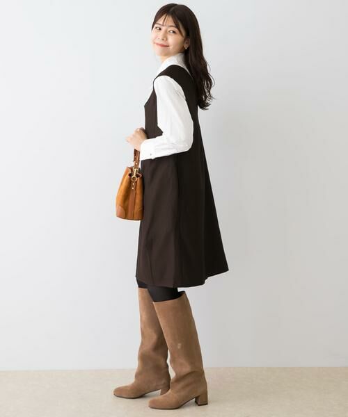 URBAN RESEARCH ROSSO / アーバンリサーチ ロッソ ワンピース | F by ROSSO　ピケ2WAYミニジャンパーワンピース | 詳細5