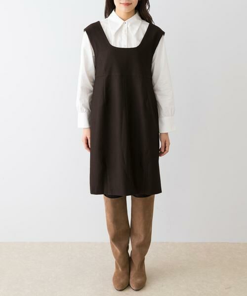 URBAN RESEARCH ROSSO / アーバンリサーチ ロッソ ワンピース | F by ROSSO　ピケ2WAYミニジャンパーワンピース | 詳細6