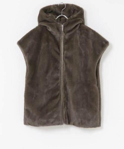 URBAN RESEARCH ROSSO / アーバンリサーチ ロッソ その他アウター | ECOPELファーフードジレ | 詳細11