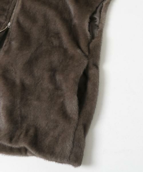 URBAN RESEARCH ROSSO / アーバンリサーチ ロッソ その他アウター | ECOPELファーフードジレ | 詳細12