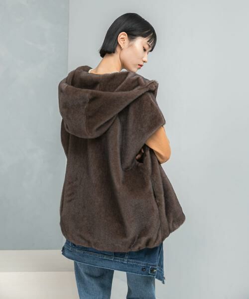 URBAN RESEARCH ROSSO / アーバンリサーチ ロッソ その他アウター | ECOPELファーフードジレ | 詳細2