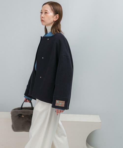 URBAN RESEARCH ROSSO / アーバンリサーチ ロッソ その他アウター | LA TORREショートノーカラーコート | 詳細1