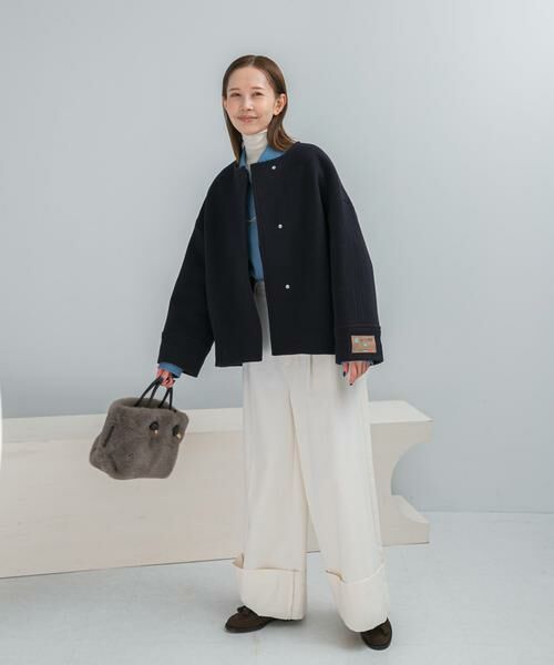URBAN RESEARCH ROSSO / アーバンリサーチ ロッソ その他アウター | LA TORREショートノーカラーコート | 詳細3