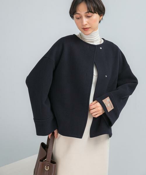 URBAN RESEARCH ROSSO / アーバンリサーチ ロッソ その他アウター | LA TORREショートノーカラーコート | 詳細4