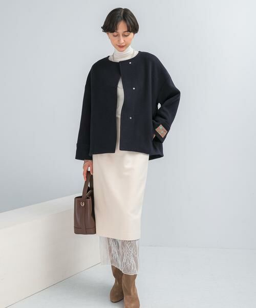 URBAN RESEARCH ROSSO / アーバンリサーチ ロッソ その他アウター | LA TORREショートノーカラーコート | 詳細7