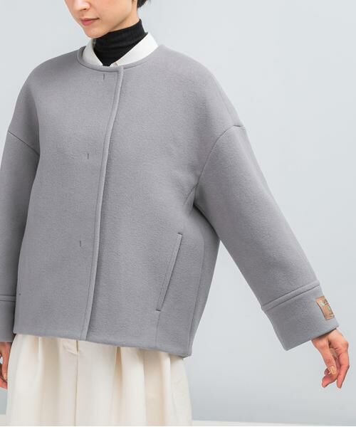 URBAN RESEARCH ROSSO / アーバンリサーチ ロッソ その他アウター | LA TORREショートノーカラーコート | 詳細25