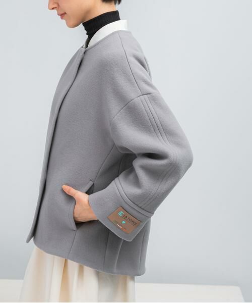 URBAN RESEARCH ROSSO / アーバンリサーチ ロッソ その他アウター | LA TORREショートノーカラーコート | 詳細26